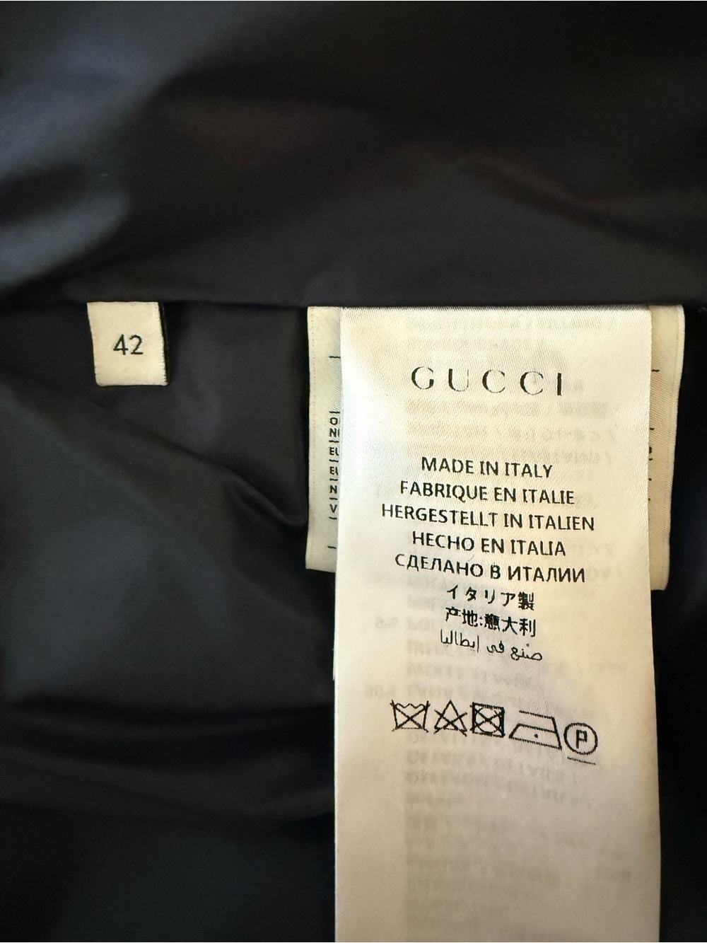 GUCCI 2018 Floral Print Goose Down Puffer Jacket IT Size 42 | US 6 - Picture 9 of 13